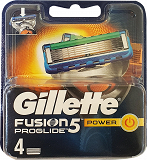 Gillette Fusion 5 Proglide Power Razor Blades 4Pcs