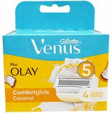 Gillette Venus Olay Comfortglide Coconut Λεπίδες 4Τεμ