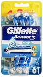 Gillette Sensor 3 Cool Razors 4+2Pcs