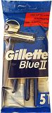 Gillette Blue Ii Razors 5Pcs