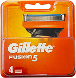 Gillette Fusion 5 Razor Blades 4Pcs