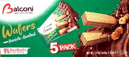 Balconi Wafers Hazelnut 5x45g