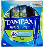 Tampax Pearl Compak Super Tampons 16Τεμ
