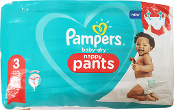 Pampers Baby Dry Pants 3 46Τεμ