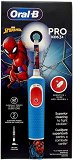 Oral B Pro Kids 3+ Spiderman Electric Rechargeable Toothbrush 1Pc
