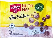 Schar Delishios Μπαλίτσες Δημητριακών Με Σοκολάτα Χωρίς Γλουτένη Και Σιτάρι 37g