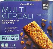 Cerealitalia Σοκολάτα Γάλακτος Bars 6Τεμ