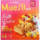 Cerealitalia Muesli Mix Exotic Fruits Bars 6Pcs