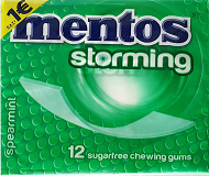 Mentos Storming Spearmint Chewing Gum 33g