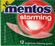Mentos Storming Watermelon Chewing Gum 33g