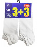 Londou Socks White Size 39/41 3+3 Free