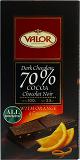 Valor 70% Dark Chocolate With Orange 100g