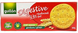 Gullon Digestive Μπισκότα 33% Χαμηλά Λιπαρά 400g