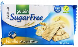 Gullon Wafer Vanilla Flavour Sugar Free 180g
