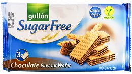 Gullon Wafer Chocolate Flavour Sugar Free 180g
