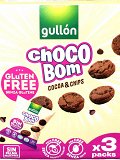 Gullon Choco Bom Cocoa & Chips Χωρίς Γλουτένη 3x40g