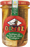 Ortiz Sardines In Bio Organic Olive Oil 190g