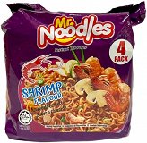 Mr Noodles Instant Noodles Γεύση Γαρίδα 4x70g