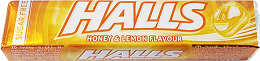 Halls Honey Lemon 10Pcs