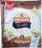 Mission Wraps Multigrain Τορτίγιες Μεγάλες 6Τεμ
