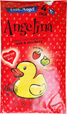 Little Angel Angelina Organic Corn Snacks With Apple & Strawberry 4x15g