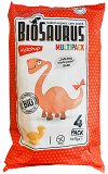 BioSaurus Οργανικά Σνακ Καλαμποκιού Φούρνου Με Γεύση Κέτσαπ 4x15g