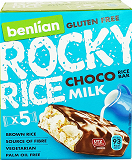Rocky Rice Choco Milk Rice Bars Gluten Free 5Pcs