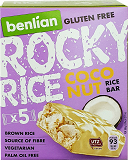 Rocky Rice Coconut Rice Bars Gluten Free 5Pcs