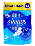 Always Ultra Day & Night With Wings Giga Pack 32Pcs