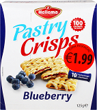 Hellema Pastry Crisps Blueberry 10Pcs