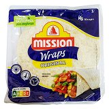 Mission Wraps Original Tortillas Large 6Pcs