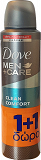 Dove Men Deodorant Clean Comfort Spray 150ml 1+1 Free