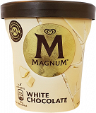 Magnum Παγωτό Βανίλια Με Λευκή Σοκολάτα 440ml