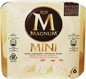 Magnum Mini Vanilla White Chocolate Almond Ice Cream 6Pcs 330ml