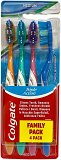 Colgate Triple Action Οδοντόβουρτσα Medium 4Τεμ Family Pack