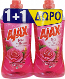 Ajax Ρόδο Αυγής Υγρό Γενικού Καθαρισμού 1L 1+1 Δώρο