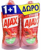 Ajax Αγριολούλουδα Υγρό Γενικού Καθαρισμού 1L 1+1 Δώρο