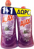 Ajax Ultra Λεβάντα Υγρό Γενικού Καθαρισμού 1,5L+1L Δώρο