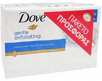 Dove Gentle Exfoliating Σαπουνάκια 4X90g