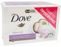 Dove Relaxing Soap Bar 4x90g
