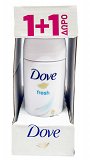 Dove Fresh Roll On 50ml 1+1Δώρο