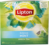 Lipton Πράσινο Τσάι Intense Mint 20Τεμ