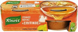 Knorr Ζωμός Κότας Σπιτικός Χωρίς Γλουτένη 4Τεμ 112g