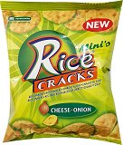 Rice Cracks Minis Σνακ Ρυζιού Τυρί Κρεμμύδι 35g