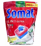 Somat Mega All In 1 Extra Lemon & Lime Ταμπλέτες 76Τεμ
