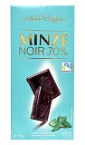 Maitre Truffout Minze Noir 70% Dark Chocolate With Mint 100g