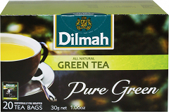 Dilmah Pure Green Tea Individually Wrapped 20Pcs