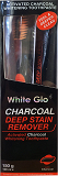 White Glo Charcoal Deep Stain Remover 100ml + 1 Toothbrush Free