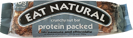 Eat Natural Crunchy Nut Protein Packed With Peanuts & Chocolate Bar 45g