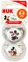 Nuk Disney Mickey Πιπίλα 0-6 M 2Τεμ